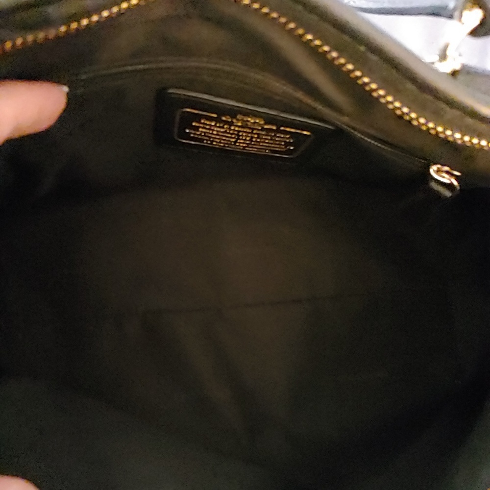 Coach black purse